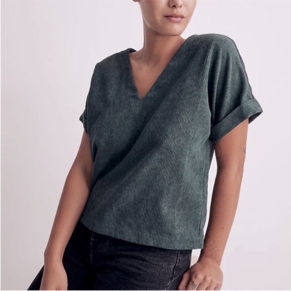 Madewell Tops - Madewell Velvet corduroy renata top